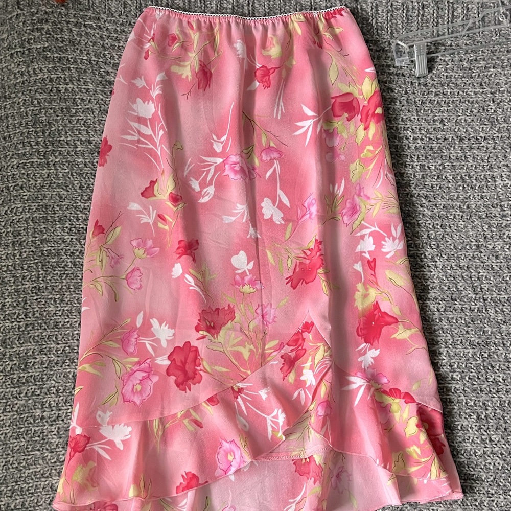 Pink Flowy Skirt